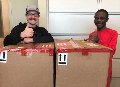 Australian samples arrive at Rocky Mountain Laboratories