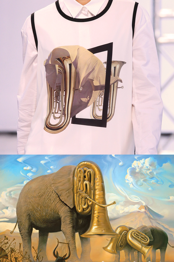 Youser (Top); Vladimir Kush, African Sonata