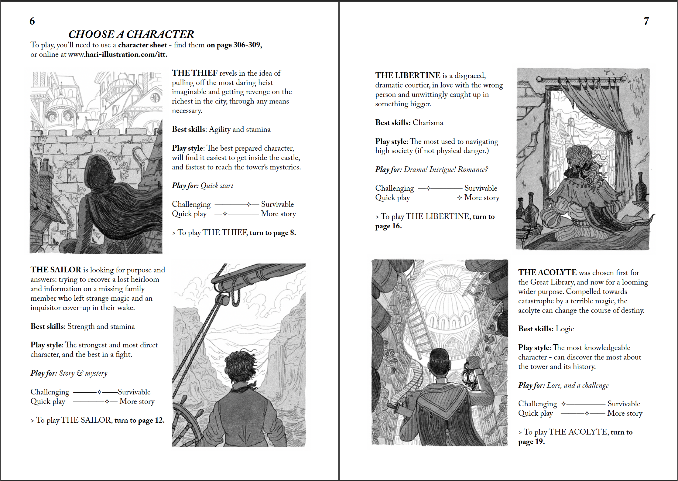  illustrations on introduction pages by Hari Conner 