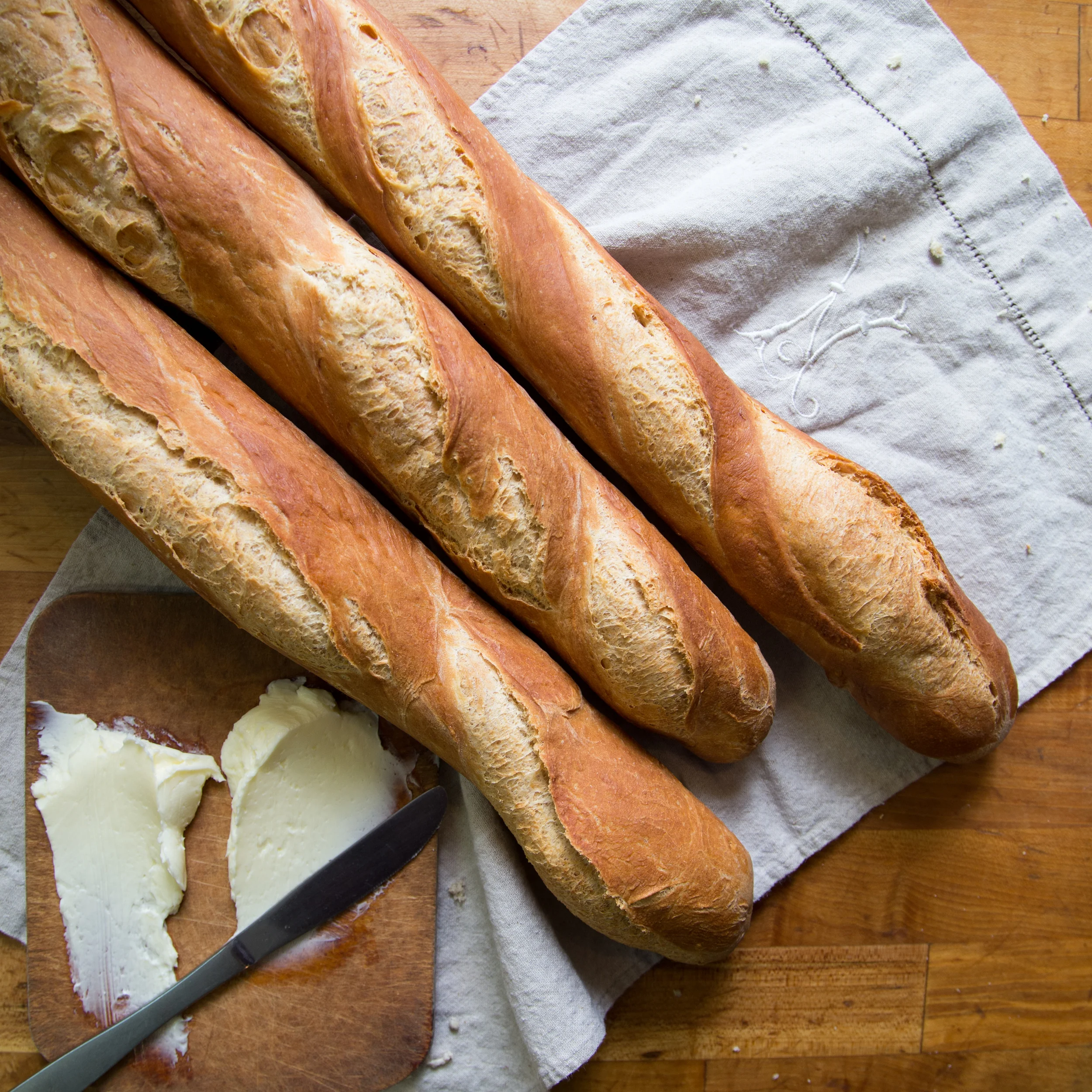 traditional baguette