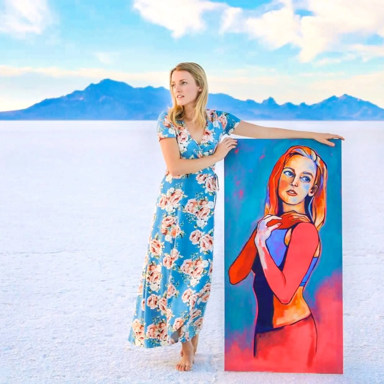 A Thousand Words: My Self-Portrait, "Self Reflection"