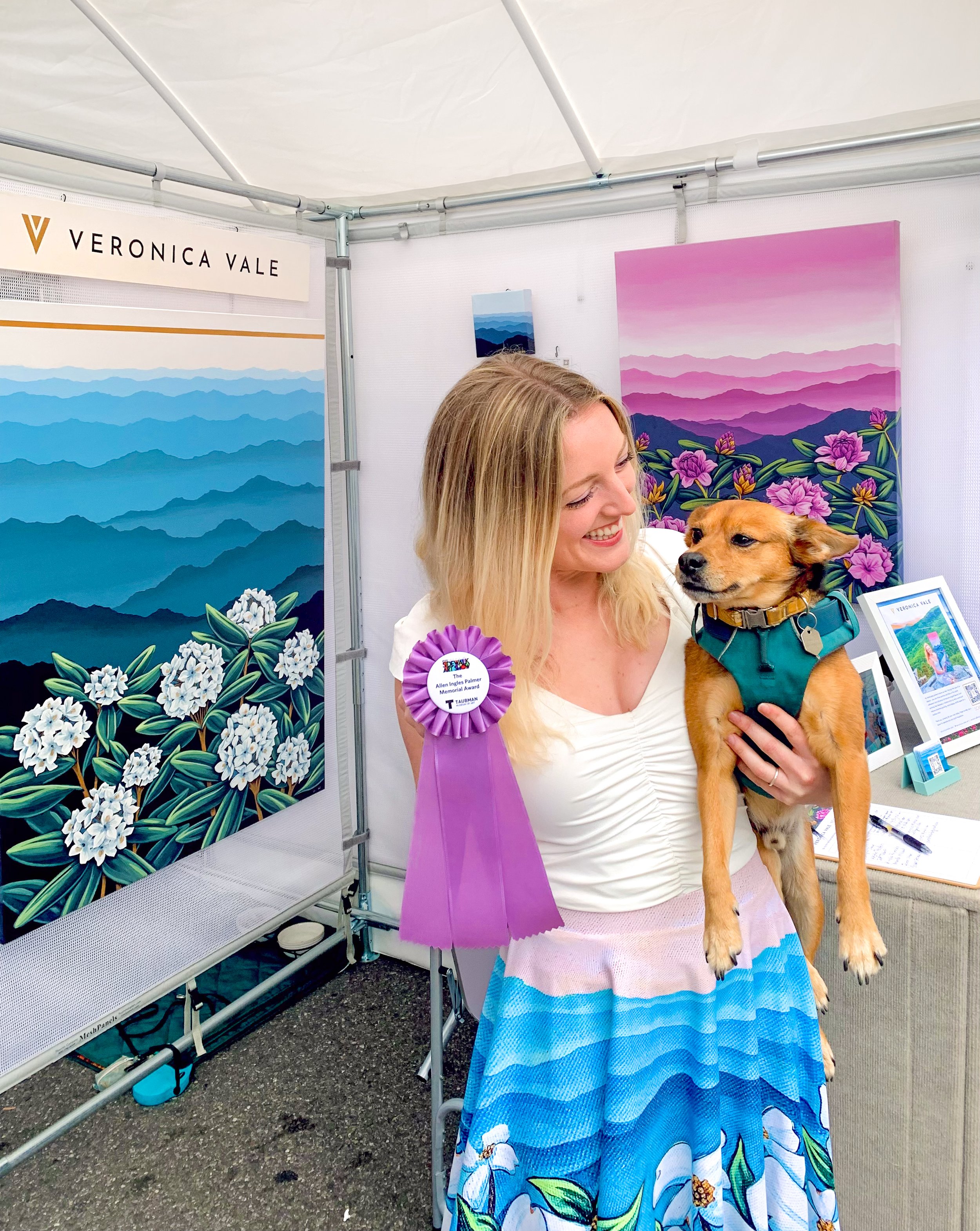 All smiles for this year's Sidewalk Art Show