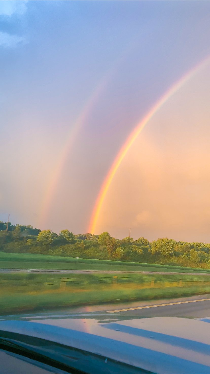 A full double rainbow guided us home