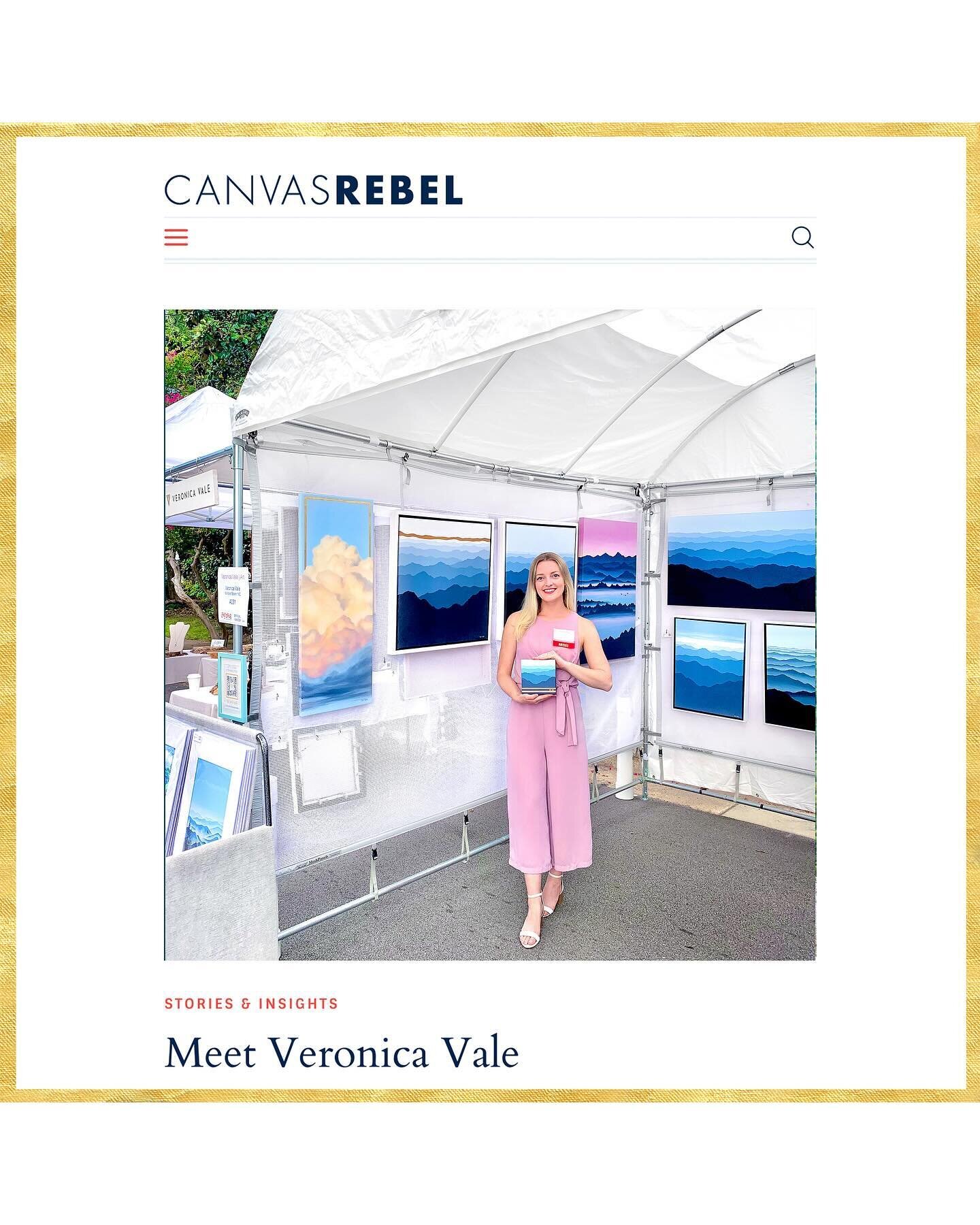 Thank you for the lovely feature, @canvasrebel 🙌🤍

Read the full piece on the Blog at the link in bio ✨

#landscapeartist #landscapeart #canvasrebel #artistsofinstagram #artistfeature