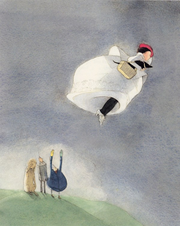 Art by Lisbeth Zwerger for a rare edition of The Wonderful Wizard of Oz