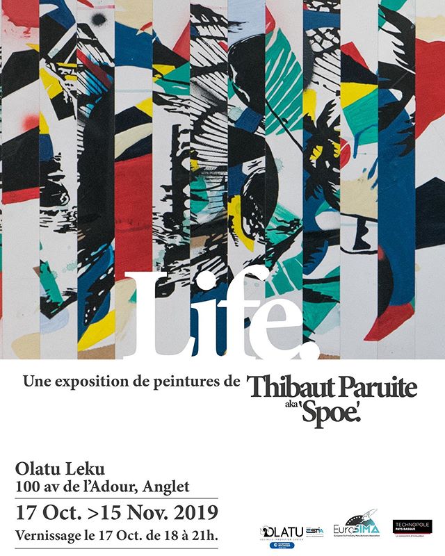 LIFE - paintings exhibition - Opening Next Thursday 17.Oct. @olatuanglet - See u there.
#art #painting #soloshow 
@insideurosima @chris_seiller @franckylapuerta