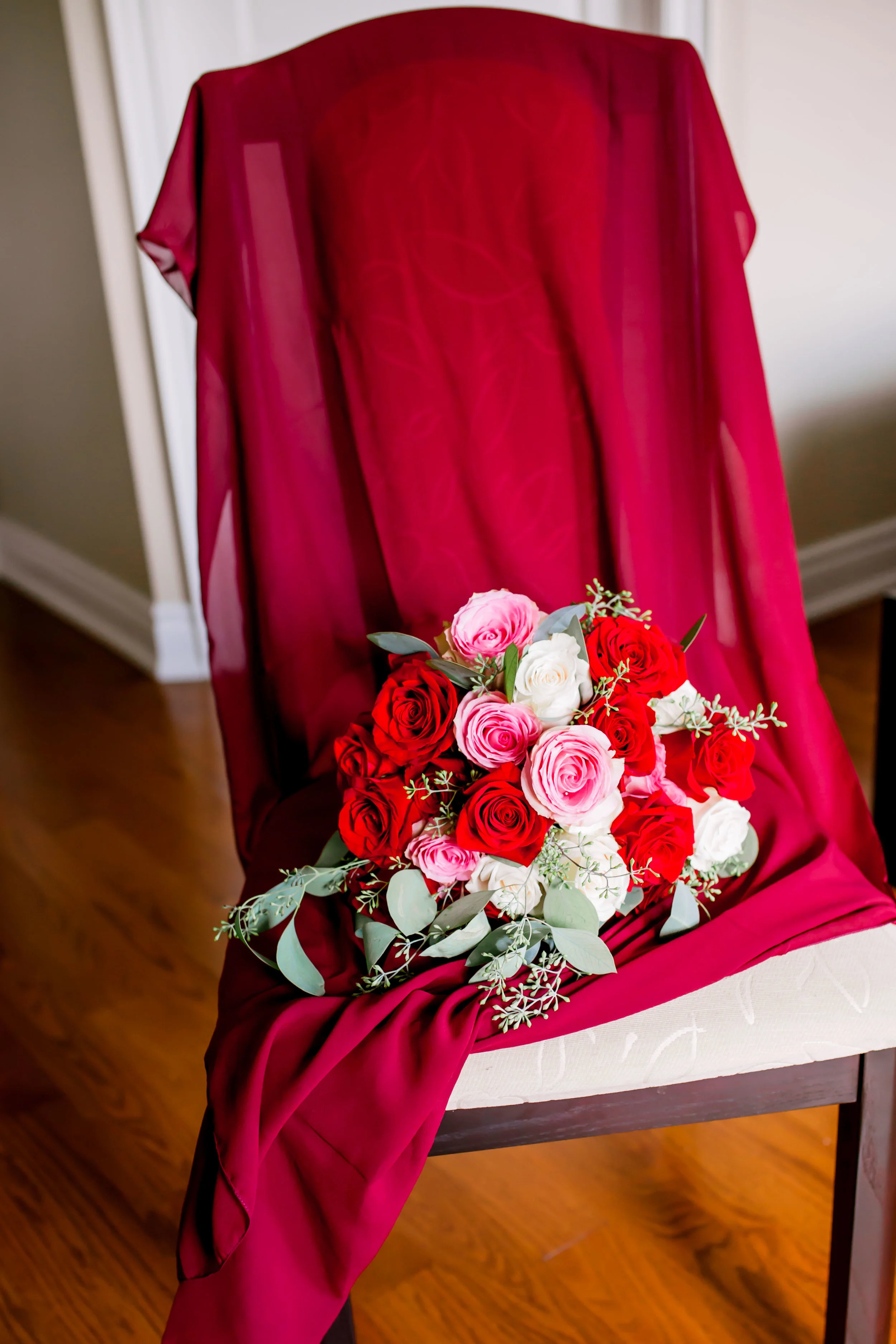 Scarborough Wedding 2018 Somali Eritrean Habesha African Abu Dhabi Maroon Blush Bouquet Scarborough Convention Centre Sultana's Wedding Decor Photographer wedding toronto dreamy Muslim Islamic Wedding bride UAE Ontario Canada Karimah Gheddai Photography Sultana's Wedding Decor Red Invitations Wedding Invites Veil details Dress Window Shoes Accessories Ideas