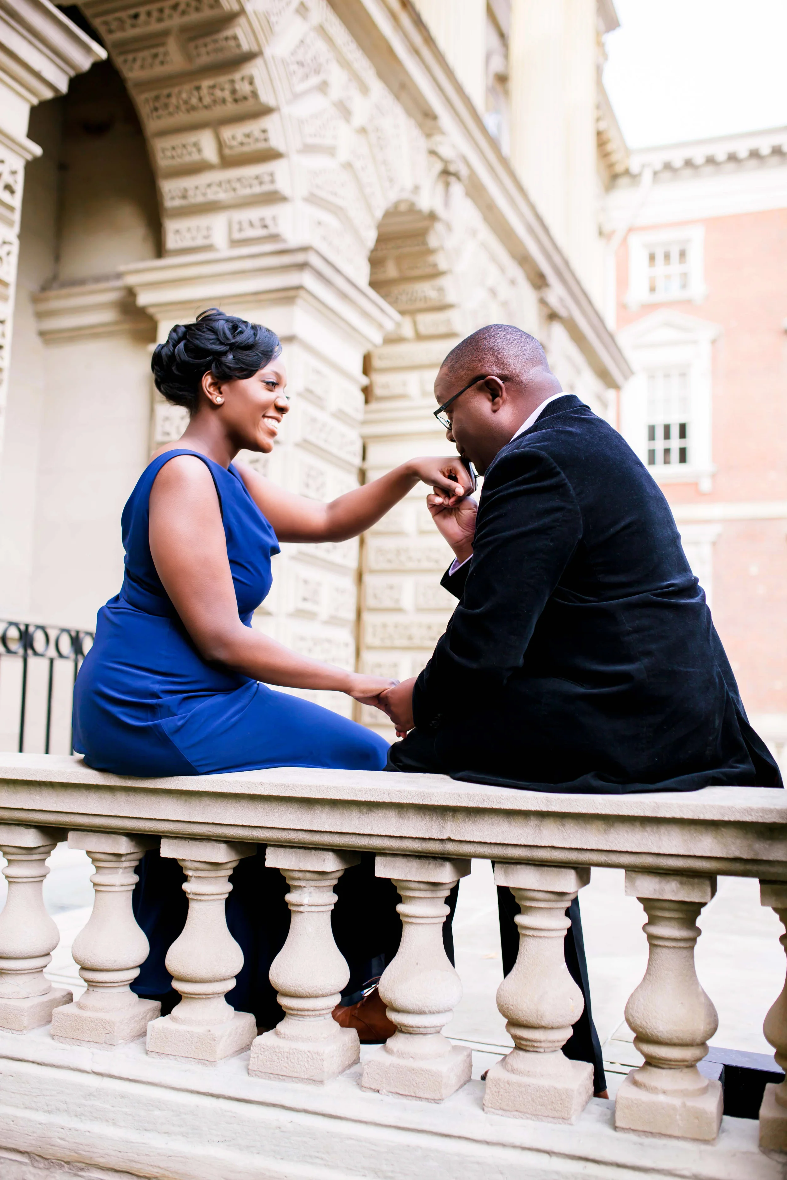 Engagement Photography Toronto Kenyan Kenya Osgoode Hall Toronto Downtown location Photographer Elegant photo ideas Ontario Canada African Black Couple