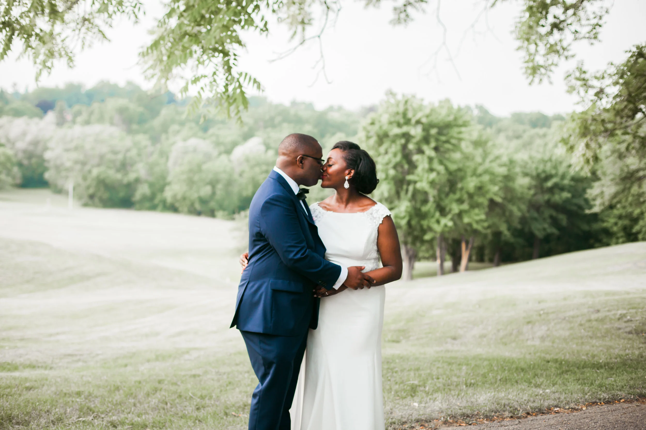 Wedding Photography Kenyan Canadian Photographer Karimah Gheddai Tyndale University College African Black couples Portraits Blue Suit International Multicultural Ontario Toronto Canada
