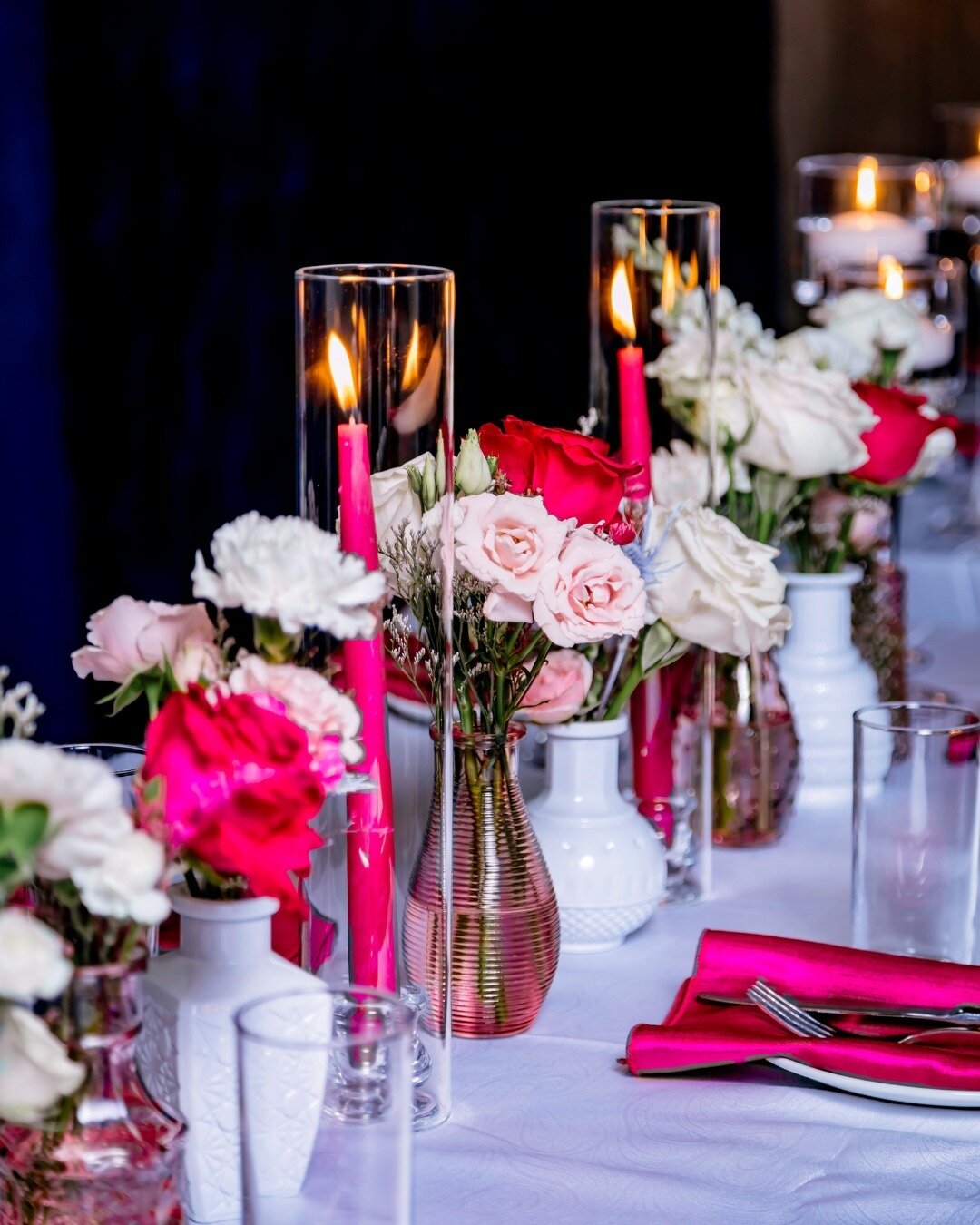 Love painted in the most beautiful hues, from vibrant blooms as part of the reception decor to the most visually appealing and beautifully plated dishes prepared by Founders Restaurant. This wedding was one bursting with joy, flavor, and endless shad