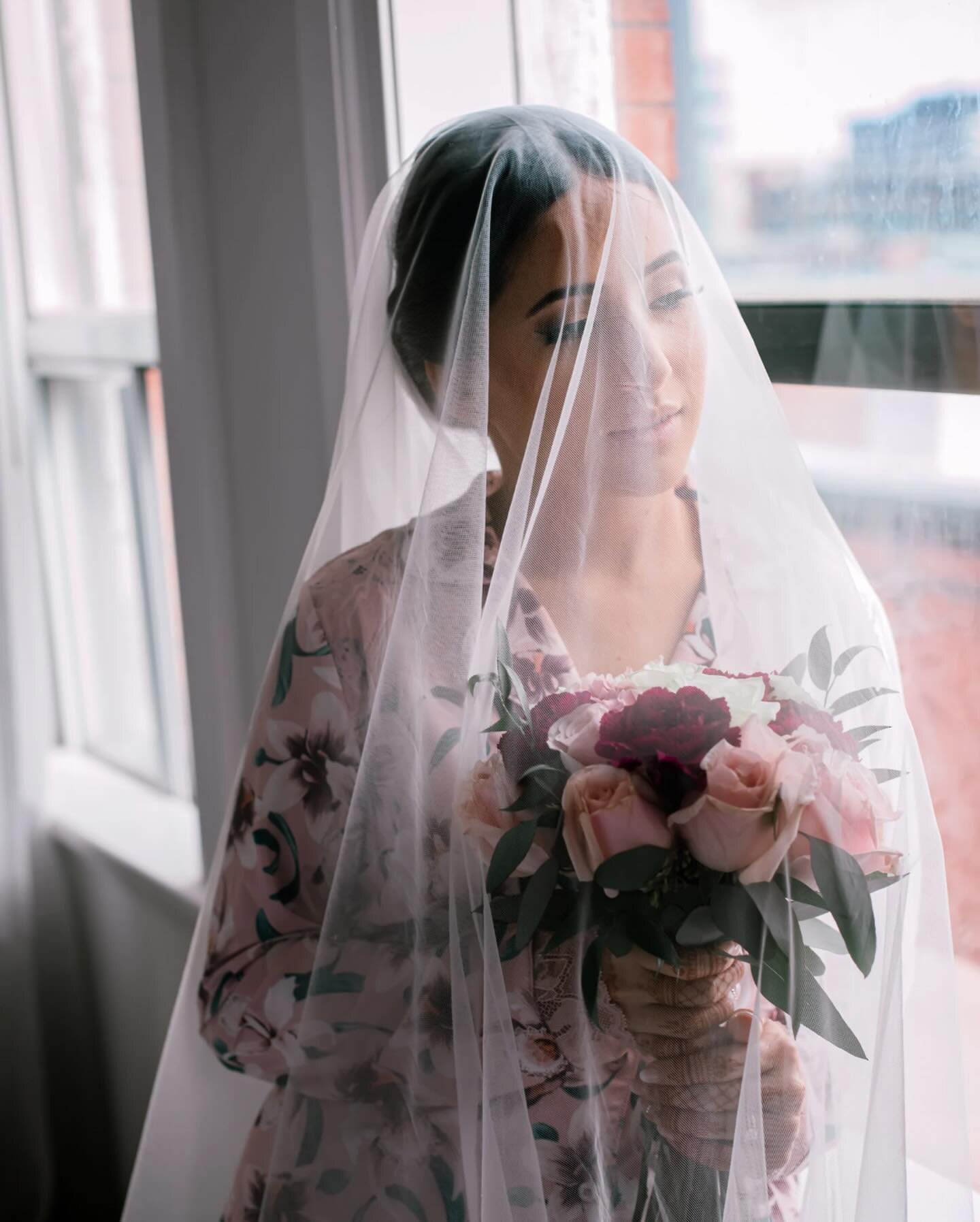 Embracing the beauty of every moment, rain or shine! The gloomy skies on this wedding day actually made for some beautiful moody imagery. Though I usually love that look of sunlight streaming through the windows I understand that is not always possib