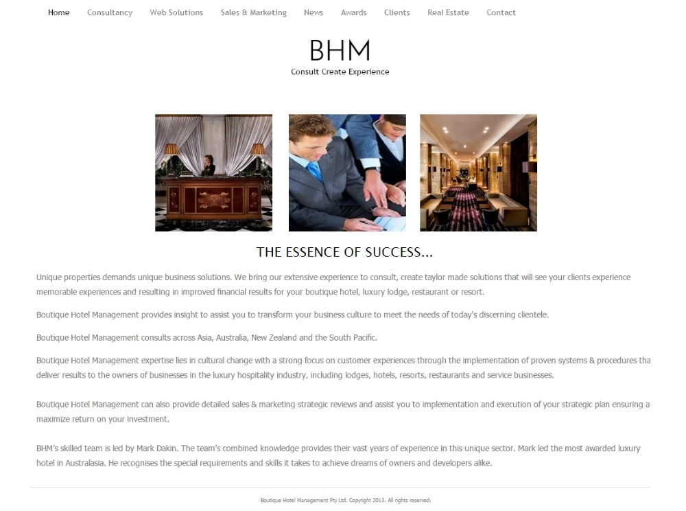 Boutique Hotel Management