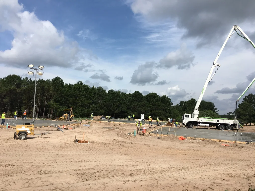 The Refuge Ranch - May 2017 First Concrete Pour All of these photographs have been approved for public sharing. The embedded GPS coordinates have been removed for security purposes.