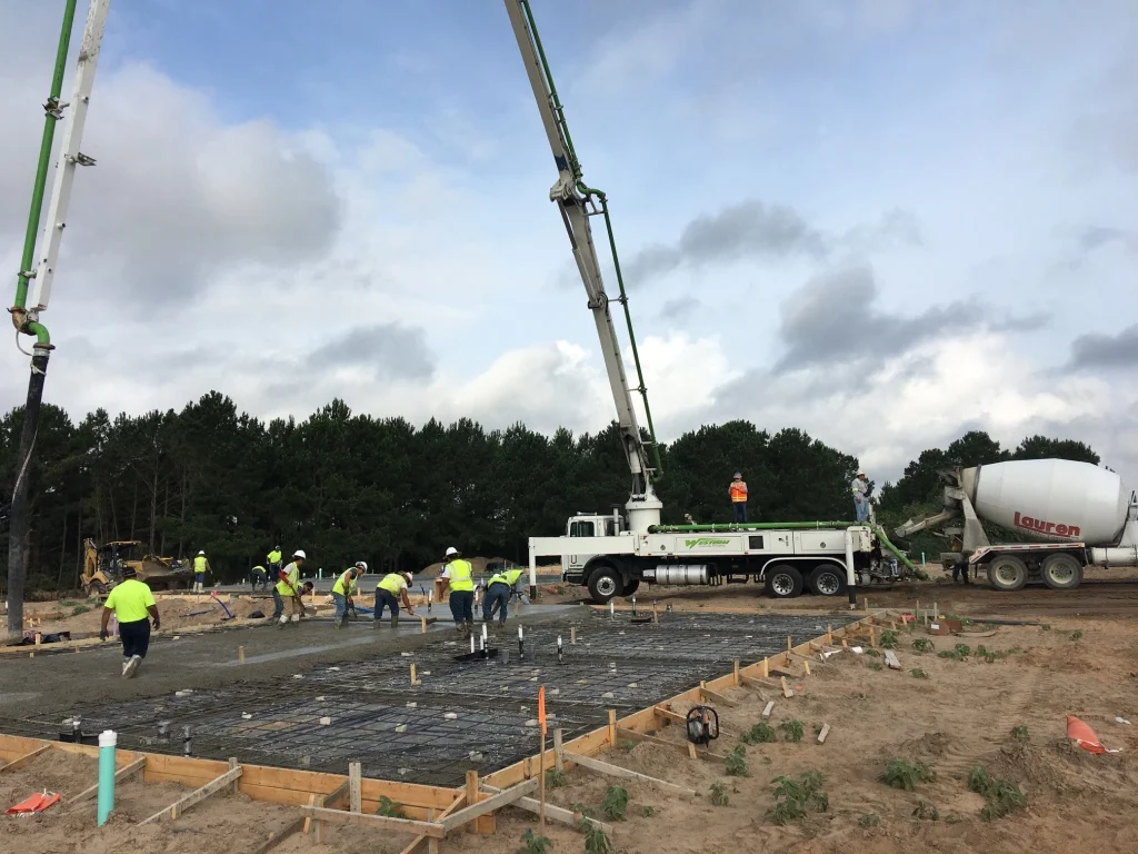 The Refuge Ranch - May 2017 First Concrete Pour All of these photographs have been approved for public sharing. The embedded GPS coordinates have been removed for security purposes.