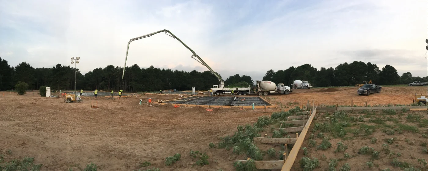 The Refuge Ranch - May 2017 First Concrete Pour All of these photographs have been approved for public sharing. The embedded GPS coordinates have been removed for security purposes.