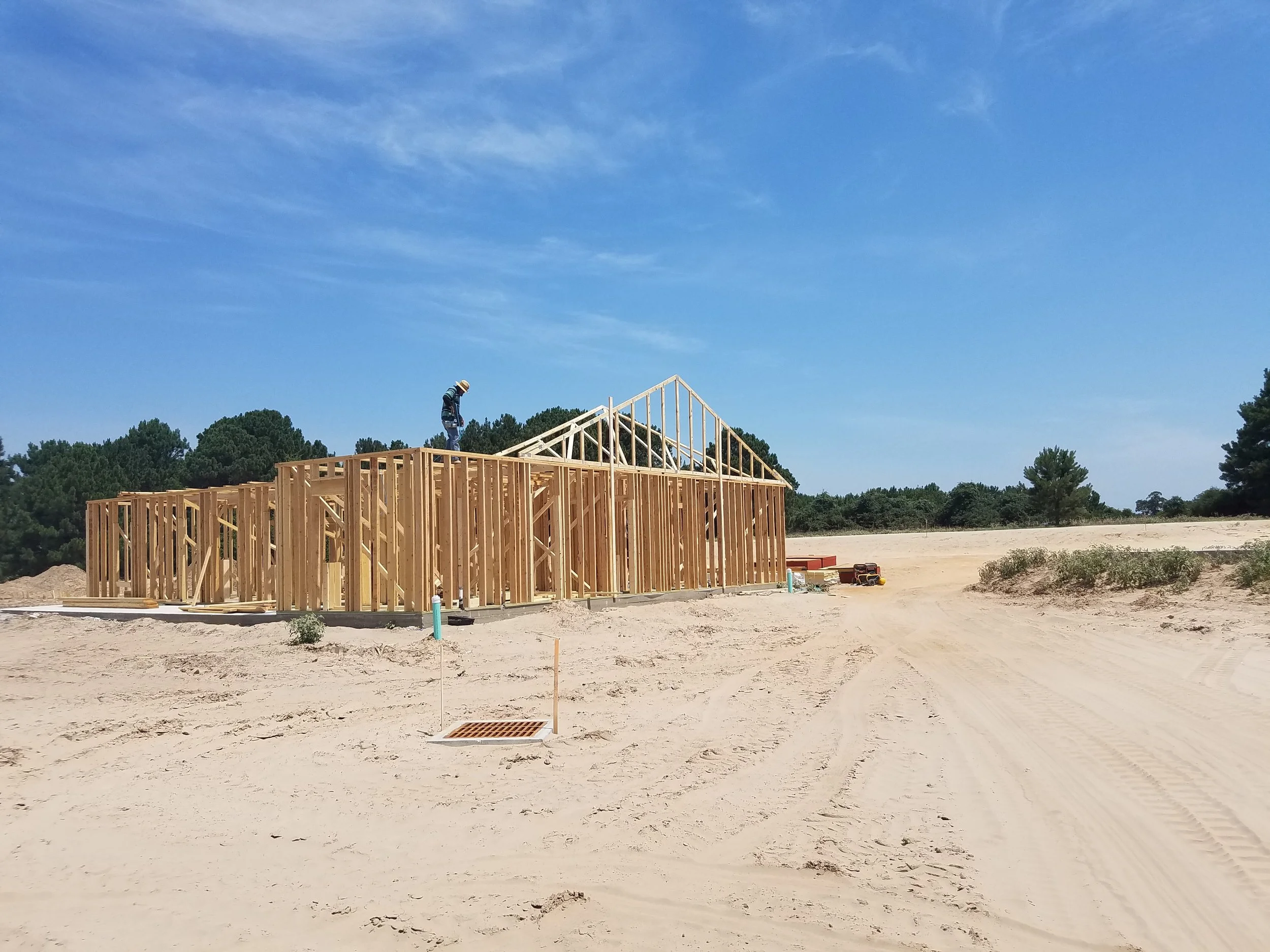 The Refuge Ranch - June 2017 First Framing All of these photographs have been approved for public sharing. The embedded GPS coordinates have been removed for security purposes.