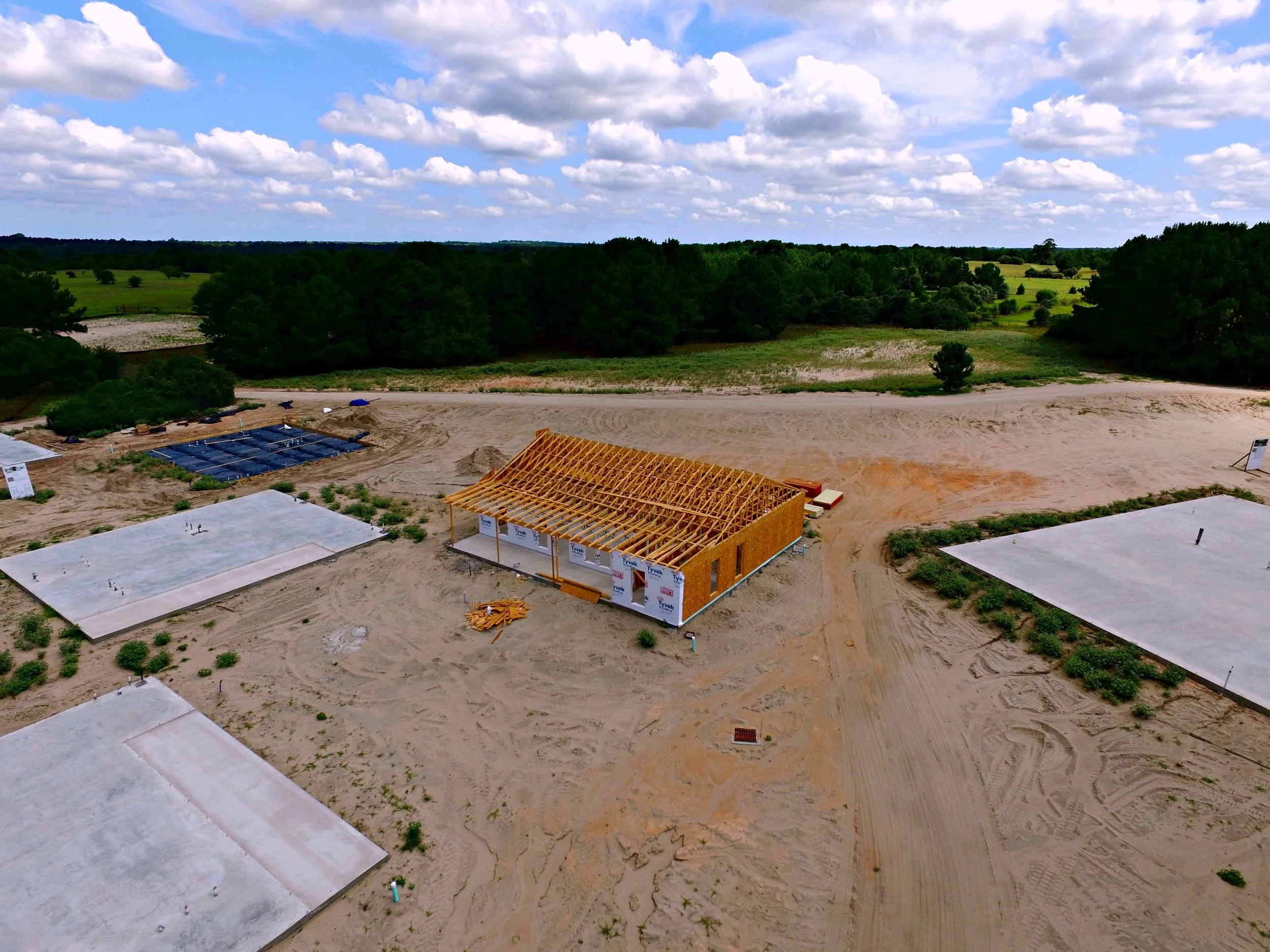 The Refuge Ranch - July 2017 More Slabs, Framing All of these photographs have been approved for public sharing. The embedded GPS coordinates have been removed for security purposes.