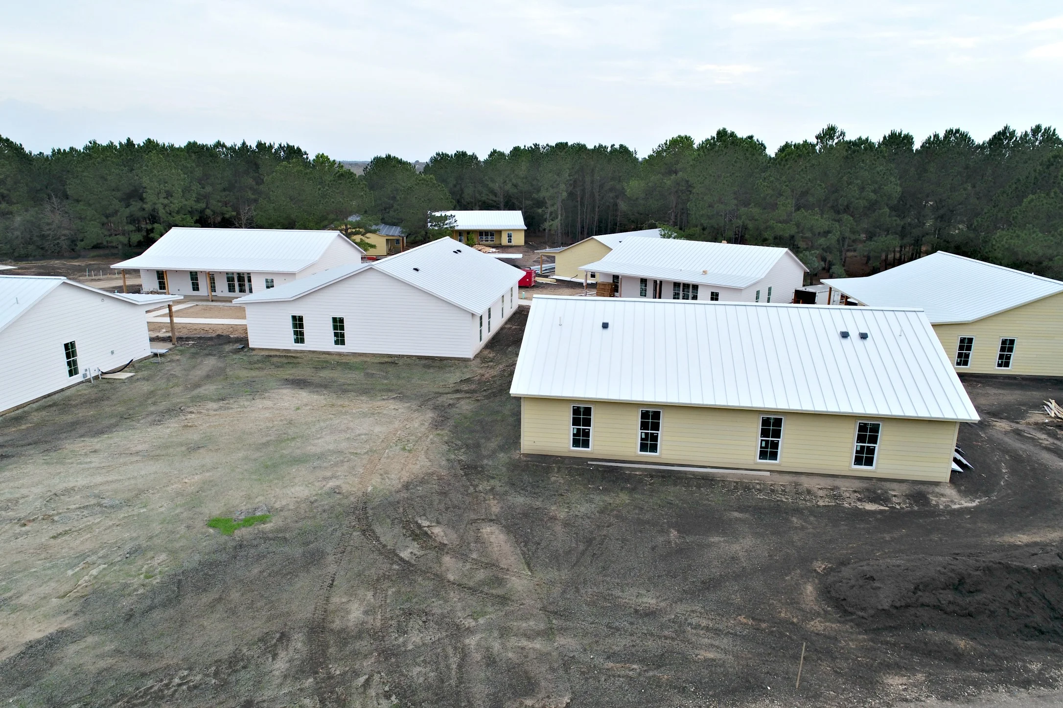 The Refuge Ranch - Construction, February 2018 - Still Photos from Drone All of these photographs have been approved for public sharing. The embedded GPS coordinates have been removed for security purposes.