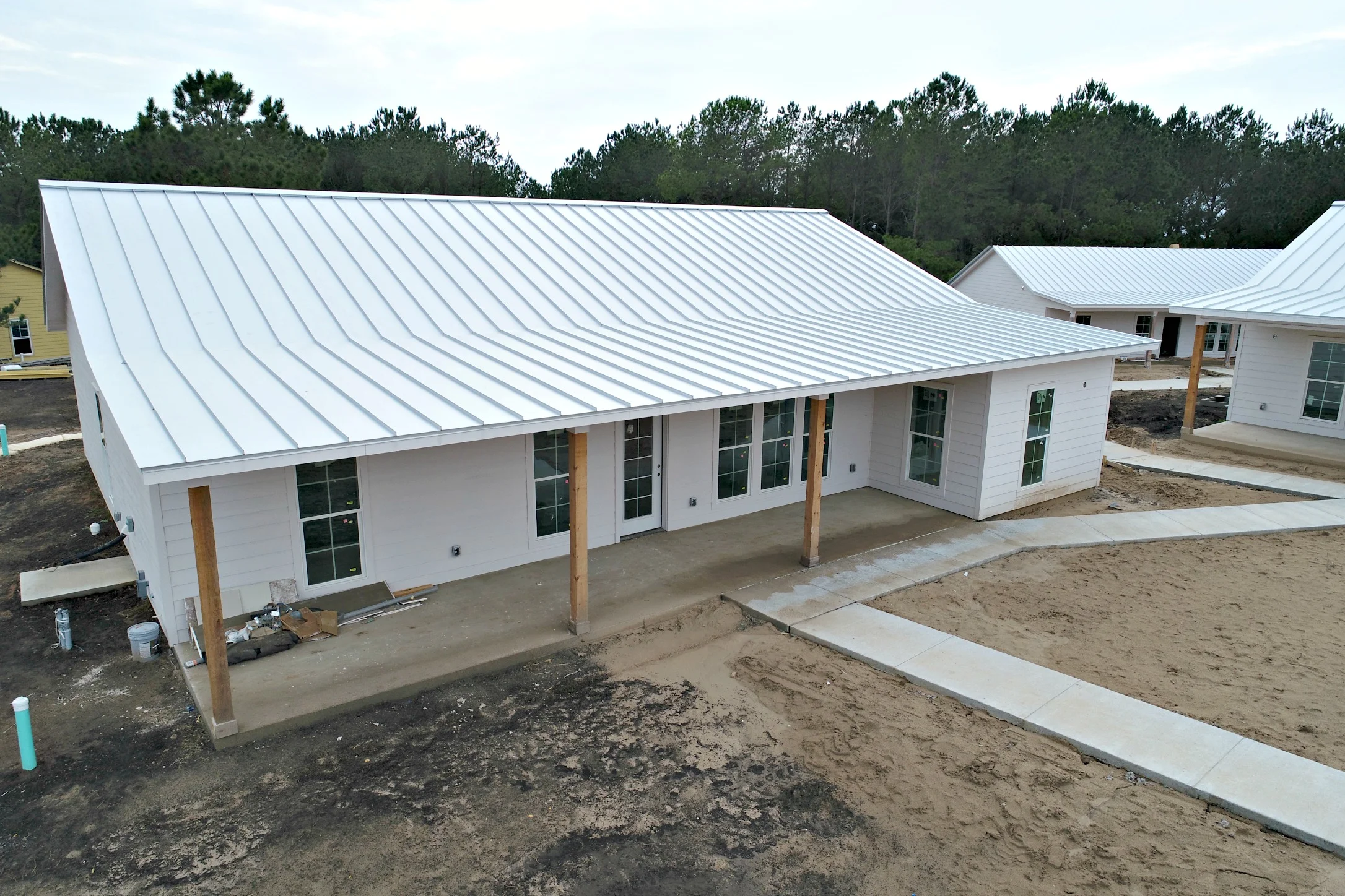 The Refuge Ranch - Construction, February 2018 - Still Photos from Drone All of these photographs have been approved for public sharing. The embedded GPS coordinates have been removed for security purposes.
