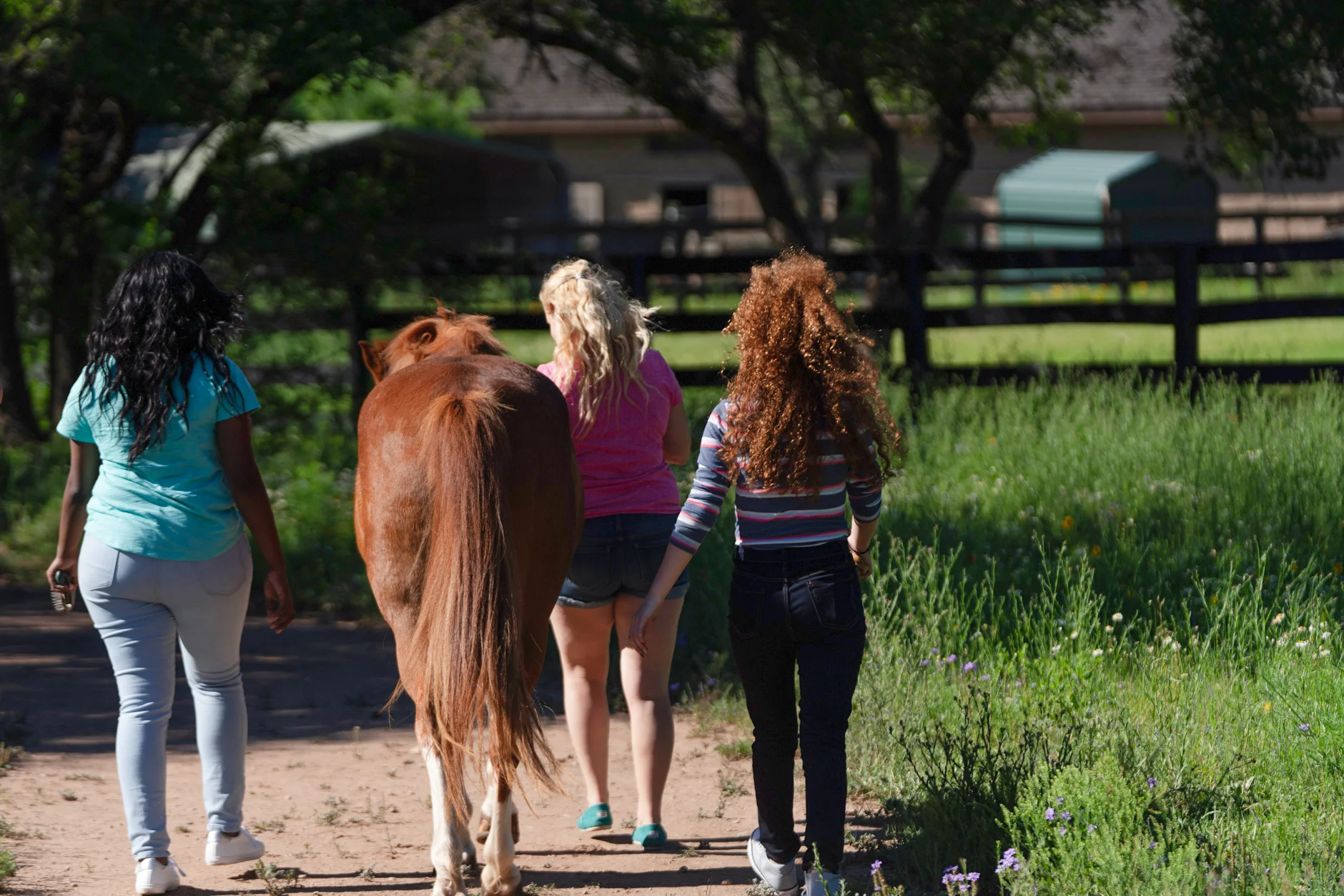 The young women in these photos are hired models, not actual residents of The Refuge Ranch. All of these photographs have been approved for public sharing. The embedded GPS coordinates have been removed for security purposes.