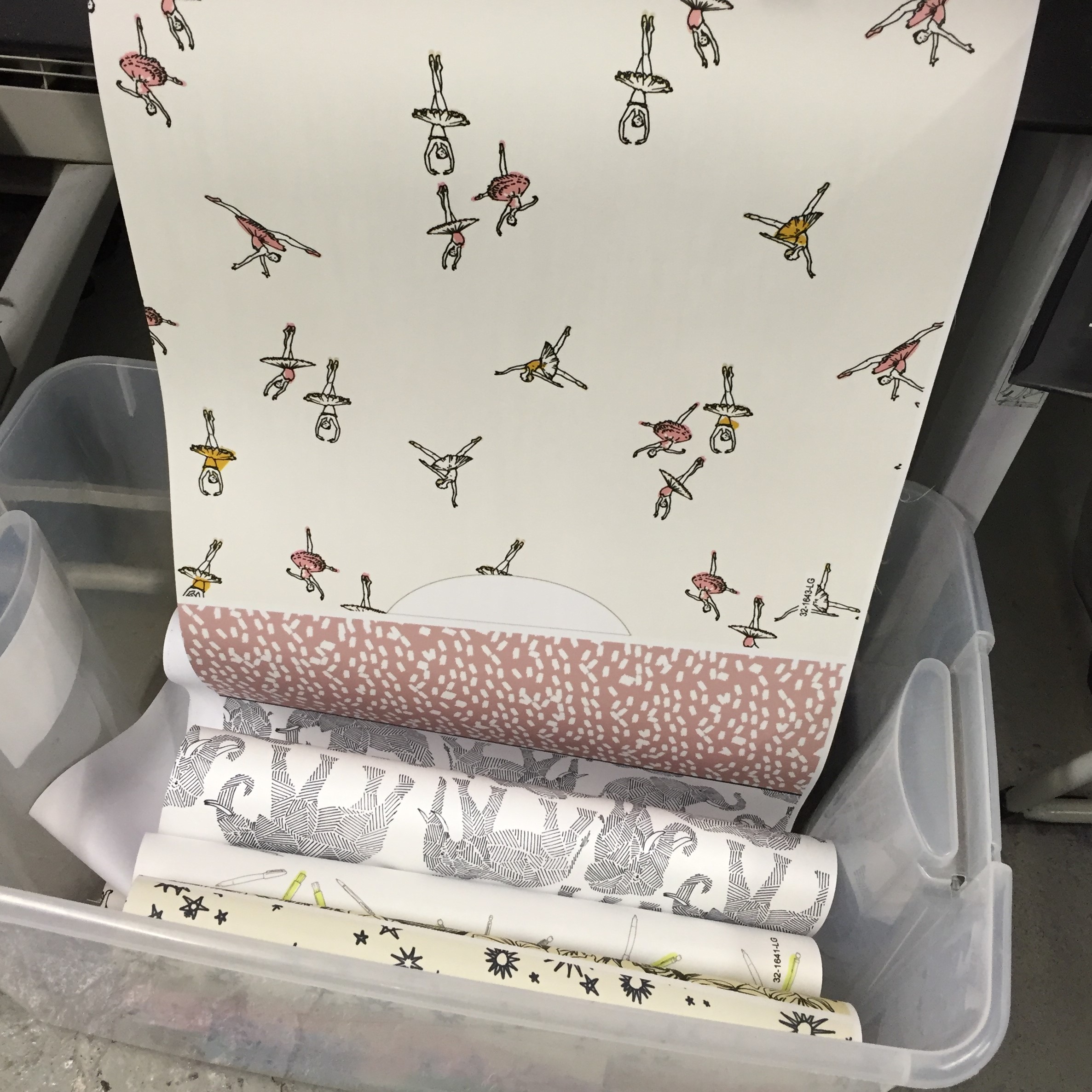 Tiffany and I helped the women's department create these new hand-drawn motifs that were then laid out into conversational prints by the experienced designers. Printfresh uses both traditional and digital media to create their patterns.