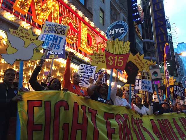 #FightFor15 Mass March and Rally