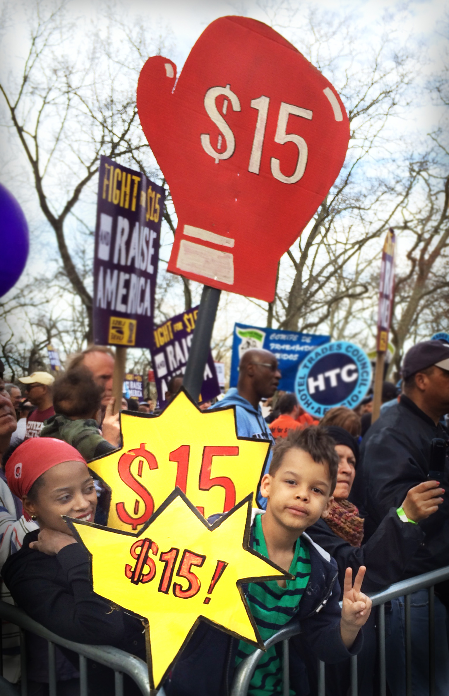 #FightFor15 Mass March and Rally