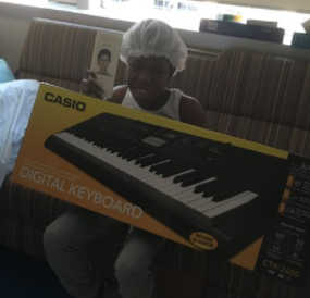 Name: Jameya Age: 13 Hometown: Dolton, IL Gift: Electronic Keyboard Read more..