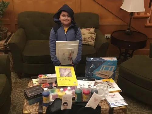 Name: Connor Age: 9 Hometown: Zion, IL Gift: Art Supplies Read more.