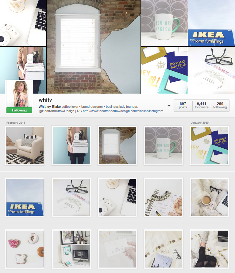 *Photos are by Whitney Blake. This is a screenshot of her Instagram page.