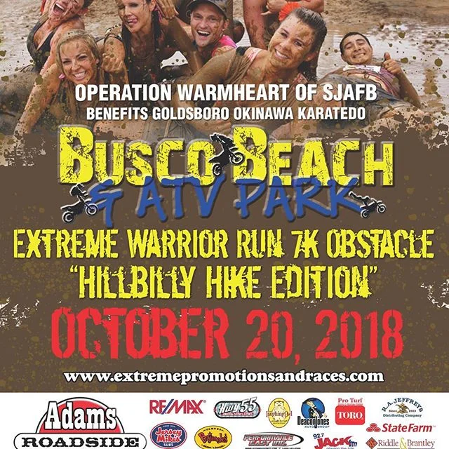 Sponsor Spotlight: BoJangles/Tands, Inc. Excellent quality &amp; service for more than 30 years with 60 locations throughout NC &amp; VA. Stop in and support one of the Extreme Warrior Mud Run: Hillbilly Hike Editions sponsors. And don't forget to re