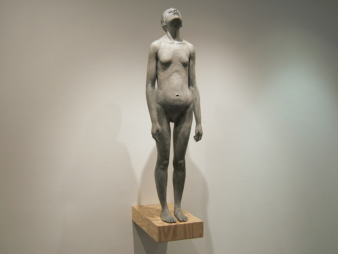   St. Lucy, 40 x 10 x 16 inches, Plaster, Wood - 2006       