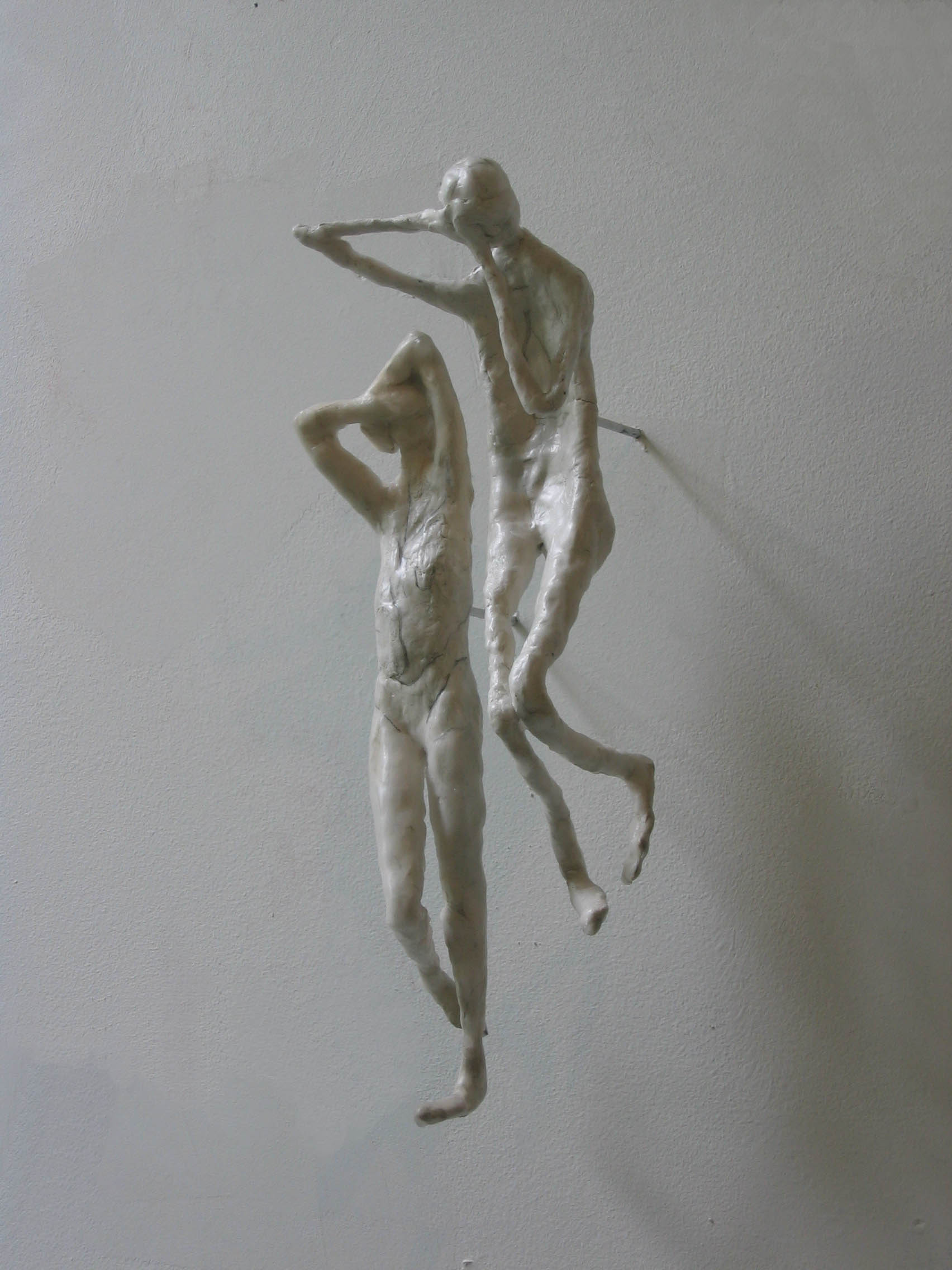   Transitions , 2008, Ceramic, Wax, 42 x 45 x 7 Inches 