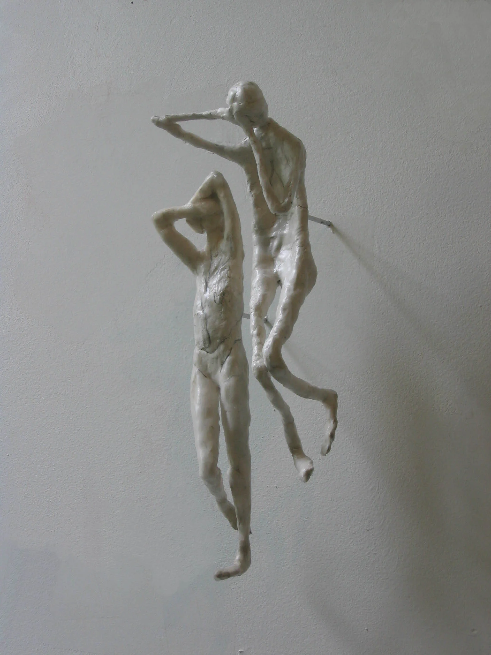 Transitions , 2008, Ceramic, Wax, 42 x 45 x 7 Inches