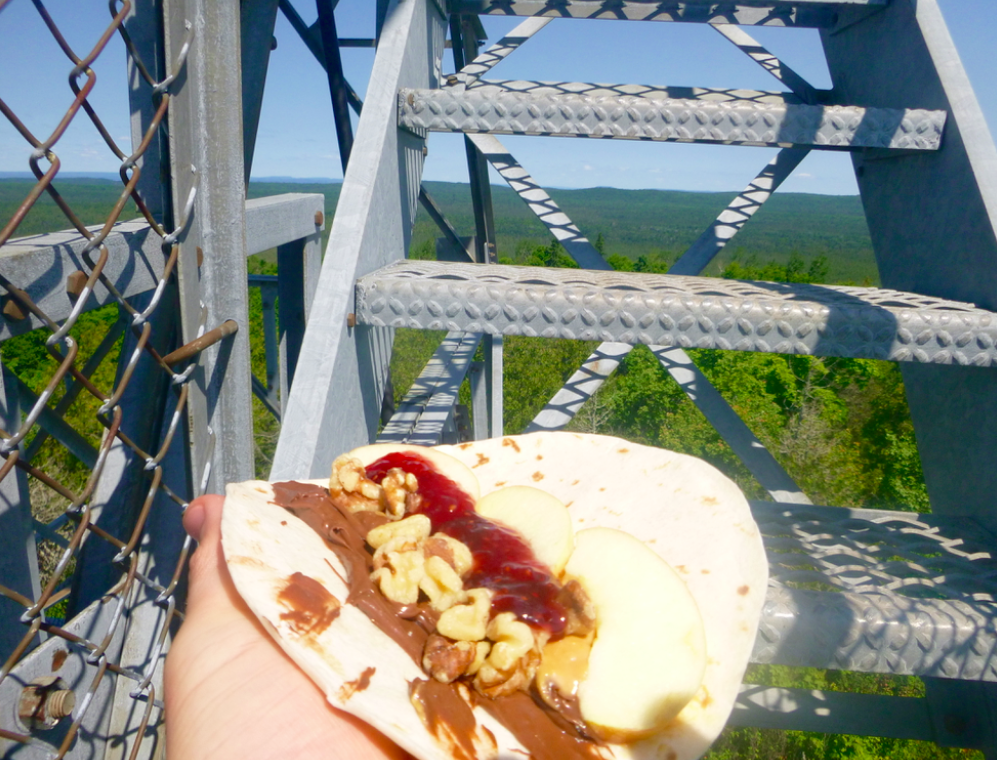 Early in the trip we traded bread for tortillas when we were on hikes, it was a good decision!
