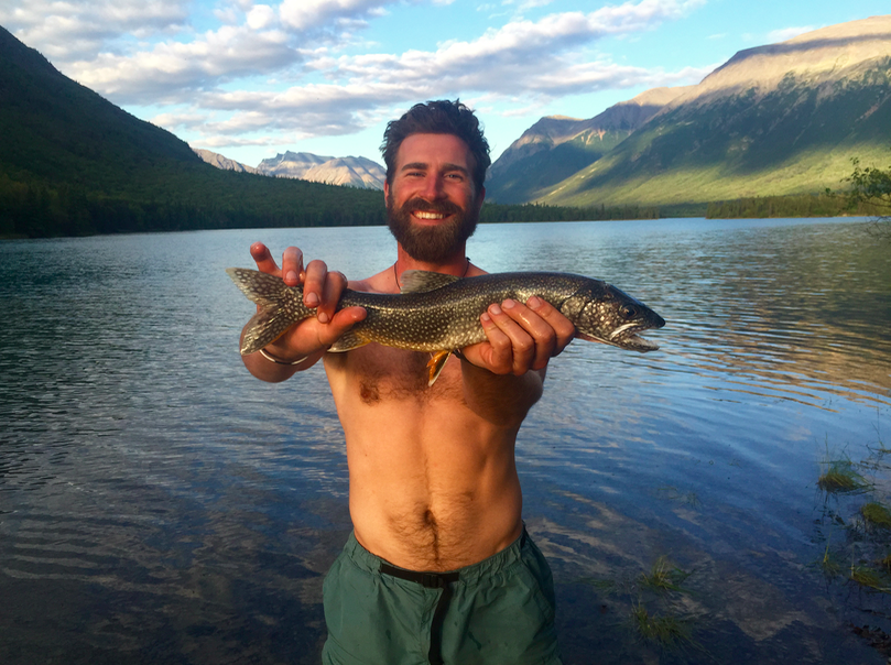 If ever you catch a fish and want to take a picture, extend your arms as far as your body from your body as possible. It makes it look bigger.