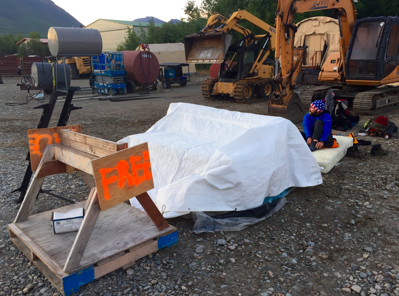 Free Beds next to the runway