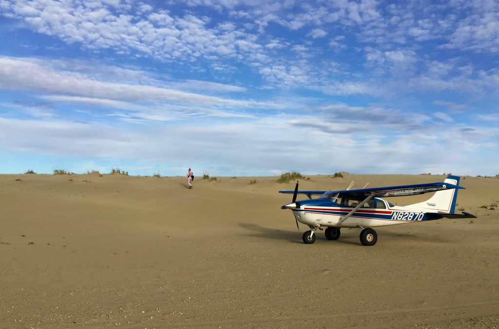 Our valiant steed on the Great Kobuk Sand Dunes