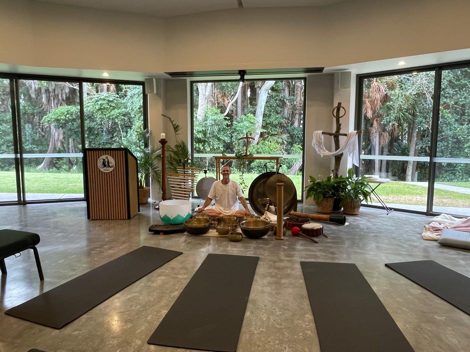  We enjoyed a Sound Healing meditation experience in the chapel.&nbsp;&nbsp; 