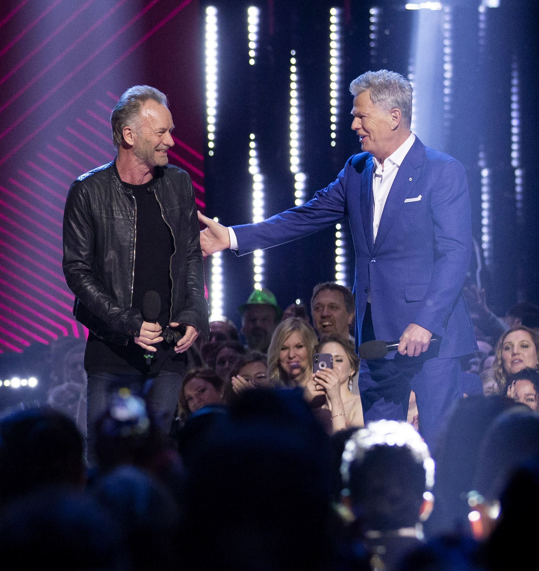 Sting and David Foster - 2019 JUNO Awards. 