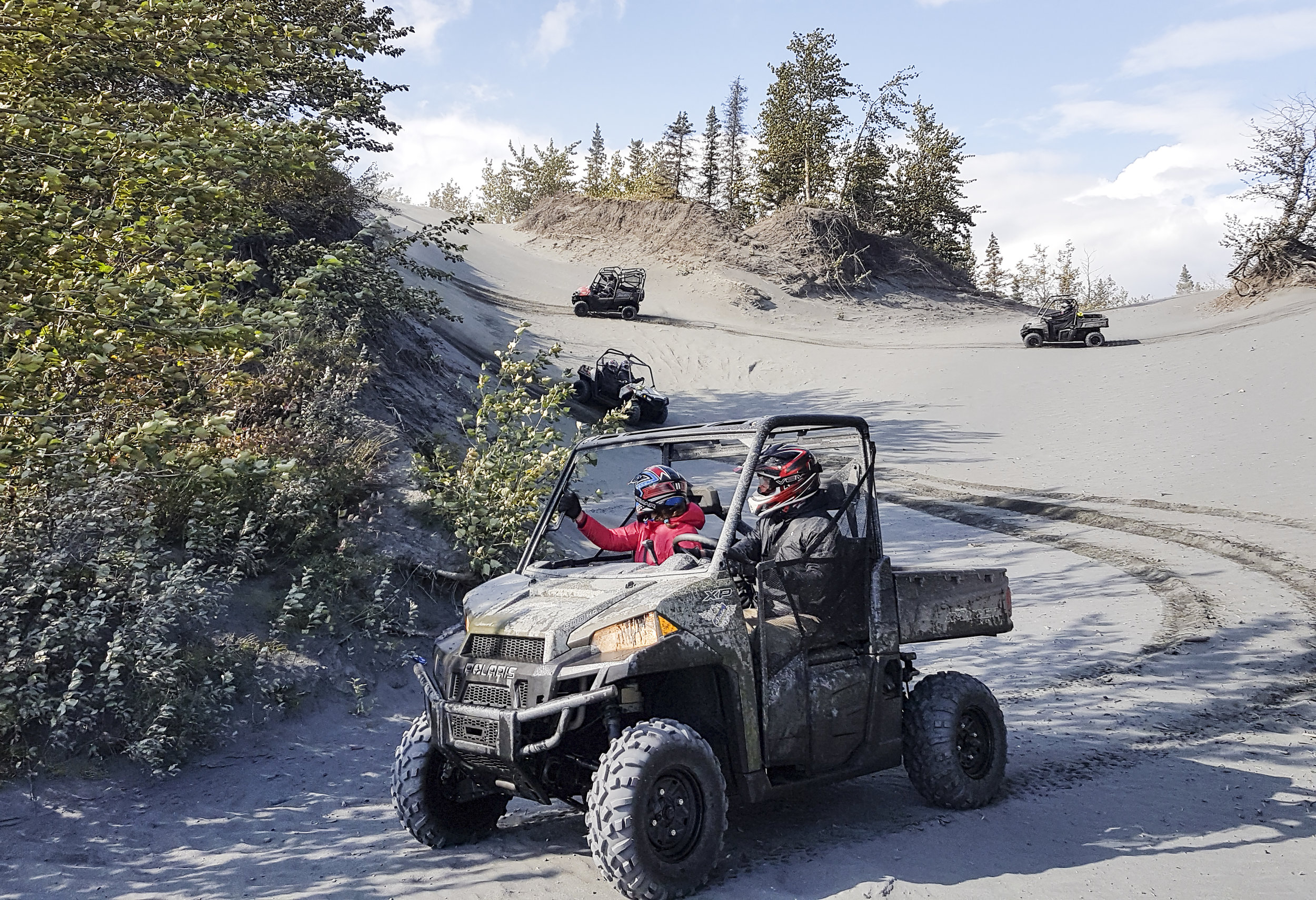 HalfDay Knik OffRoad Wilderness Adventure Alaska ATV UTV Quad Side