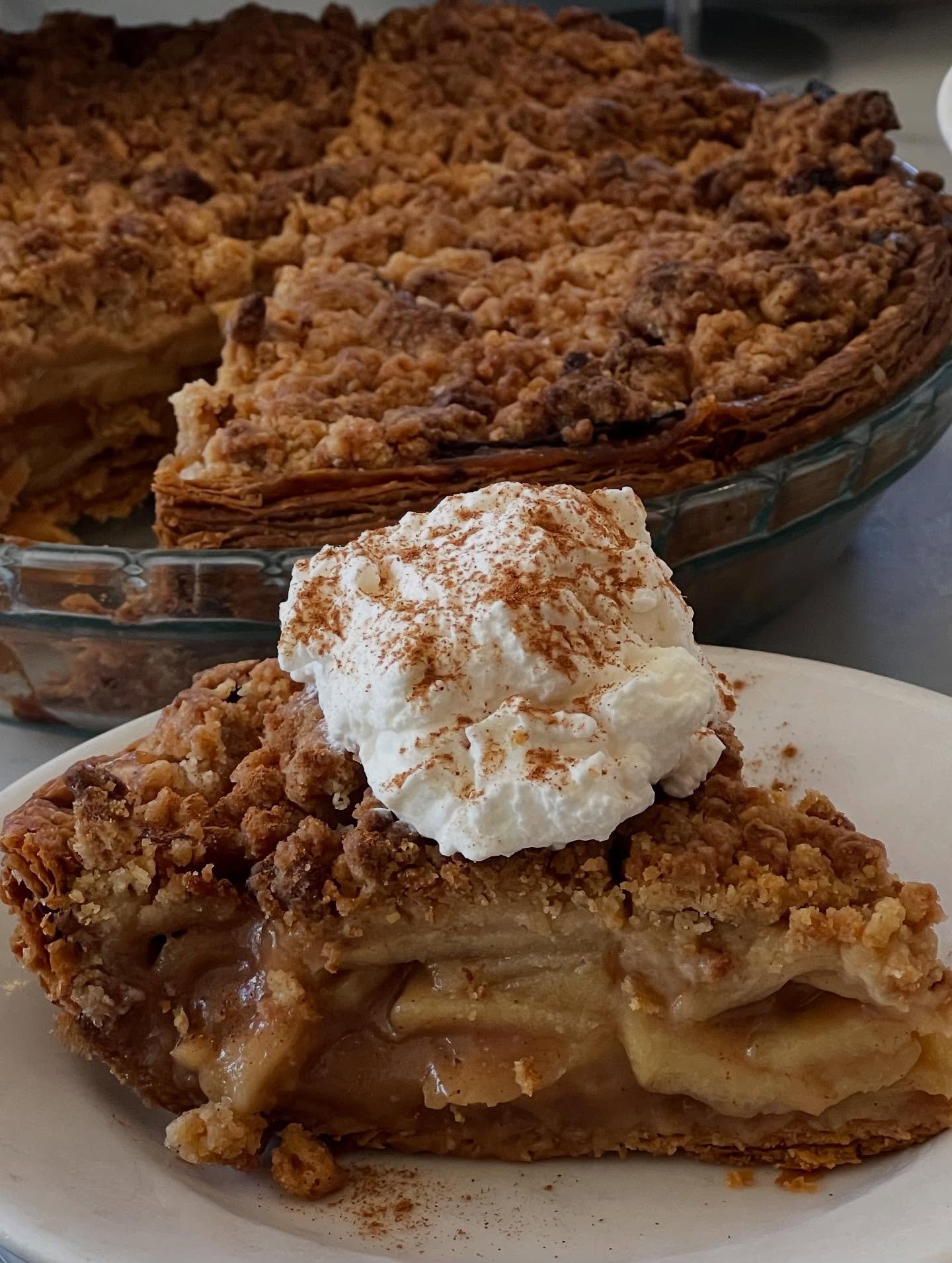 Thanksgiving dessert preorders are now open! This years line up:
&bull; Pumpkin pie with whipped cream (We also have a limited amount of gluten free pumpkin pies this year!)
&bull; Apple crumble pie
&bull; Bourbon chocolate pecan tart
&bull; Box of 4