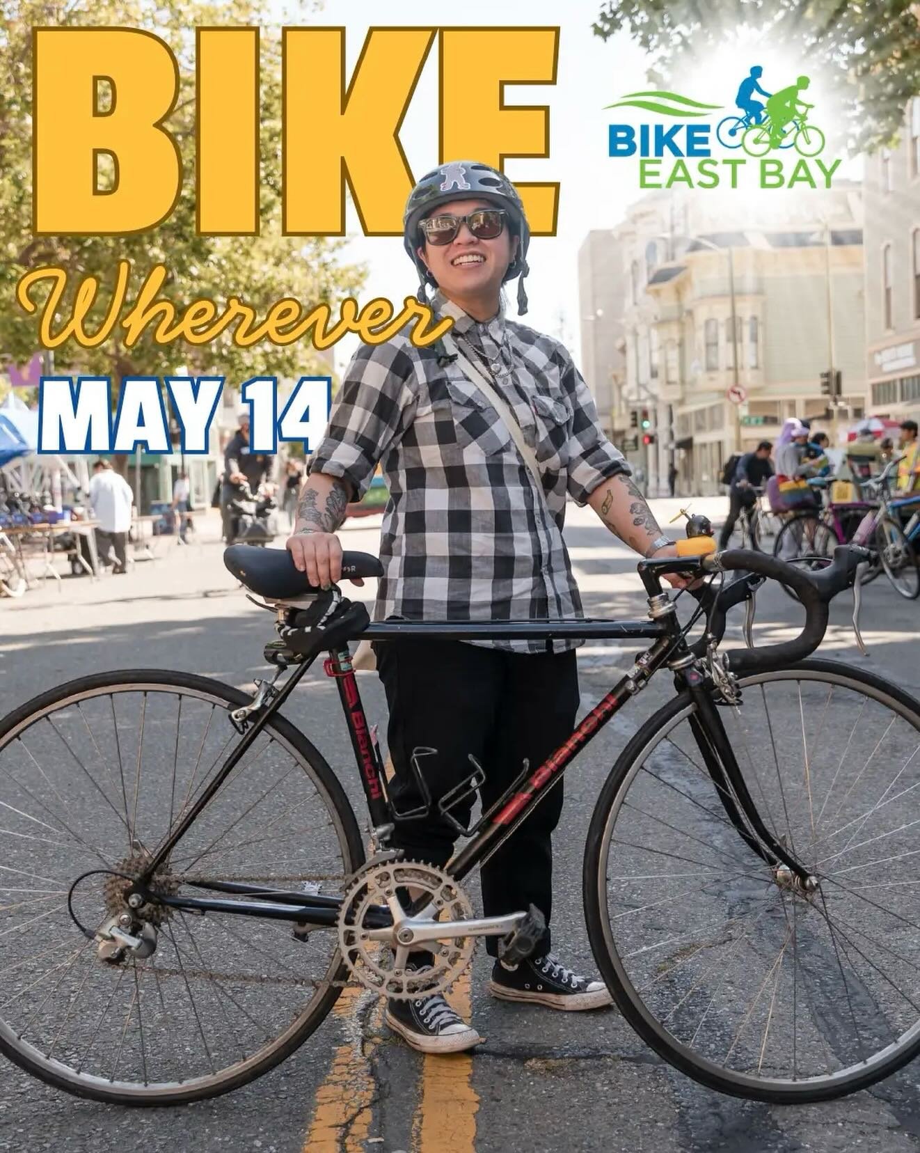Get ready to celebrate Bike to Wherever Day on May 14! Pledge to ride to be entered to win a bike and other prizes! You will receive a map of Energizer Stations (Baker and Commons will be one!), a digital goody bag, and new routes to explore! Find al