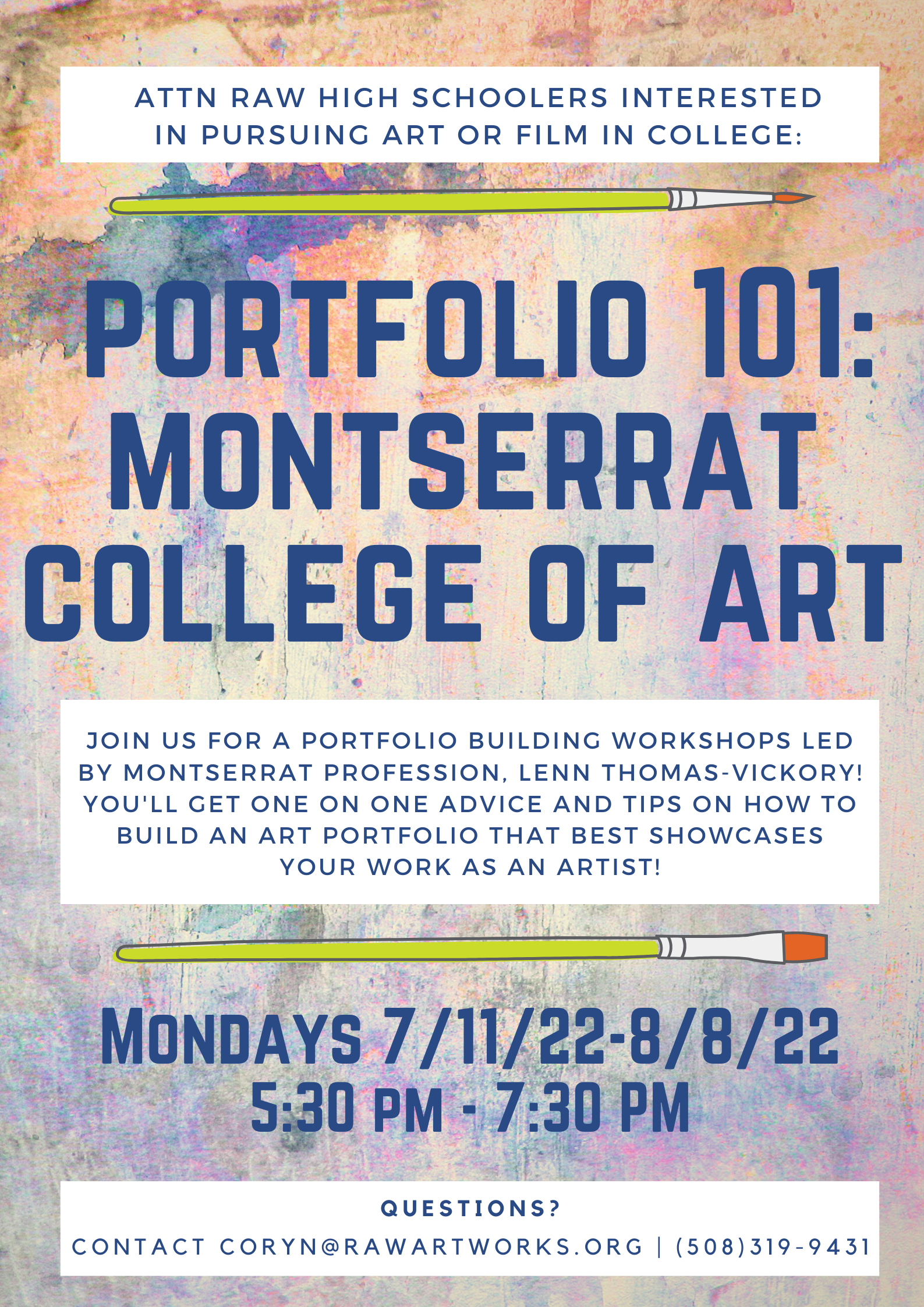 Portfolio Building w/ Montserrat!