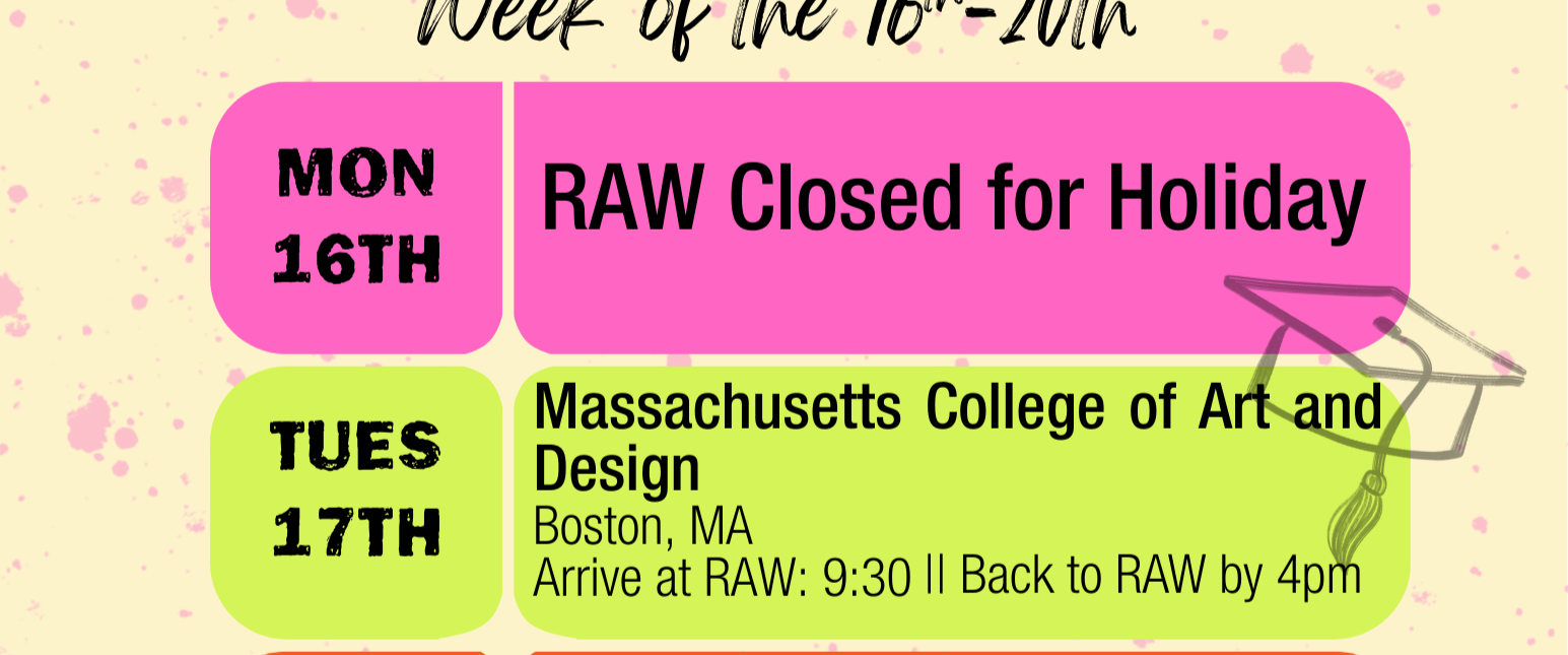 RAW Closed for Holiday