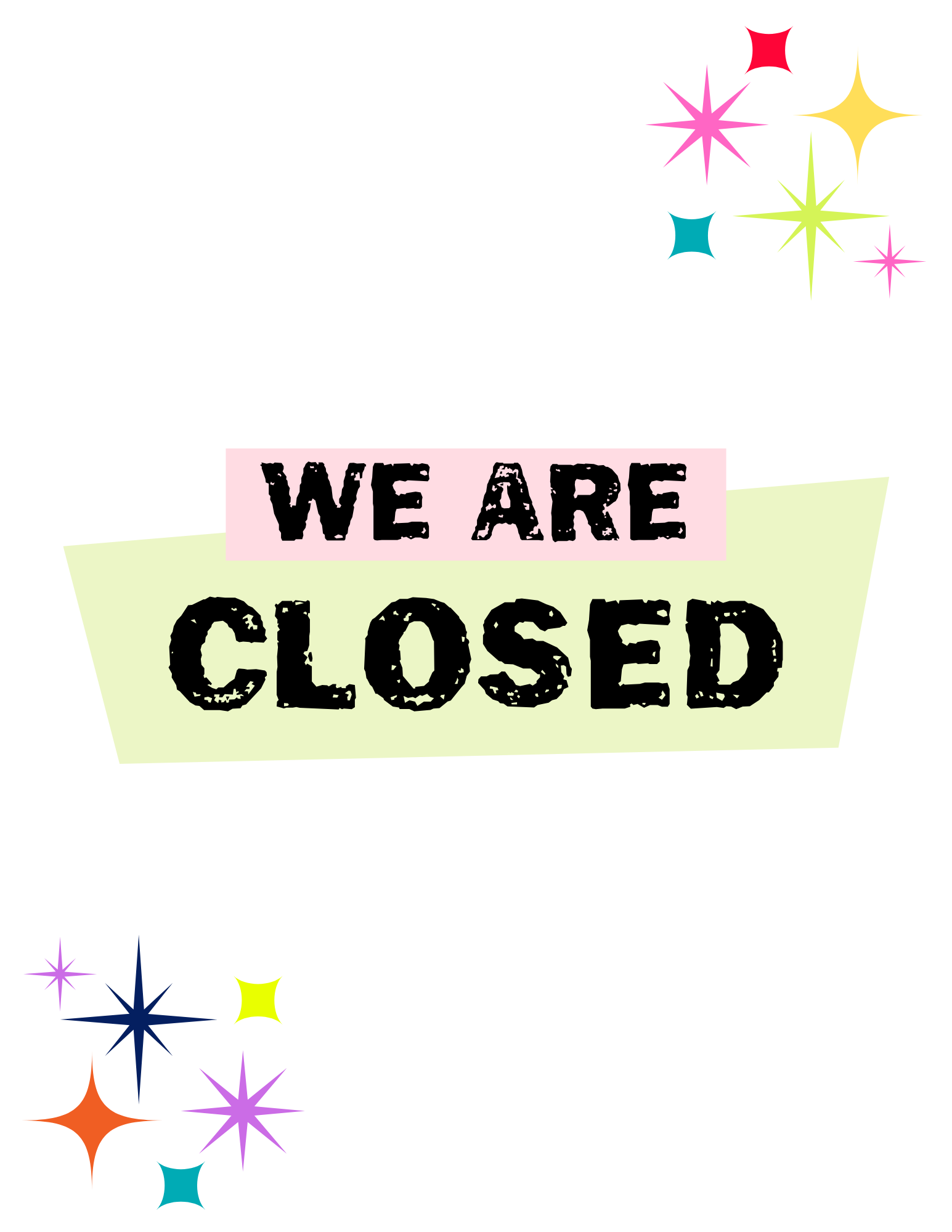 Raw Closed for the Holiday 