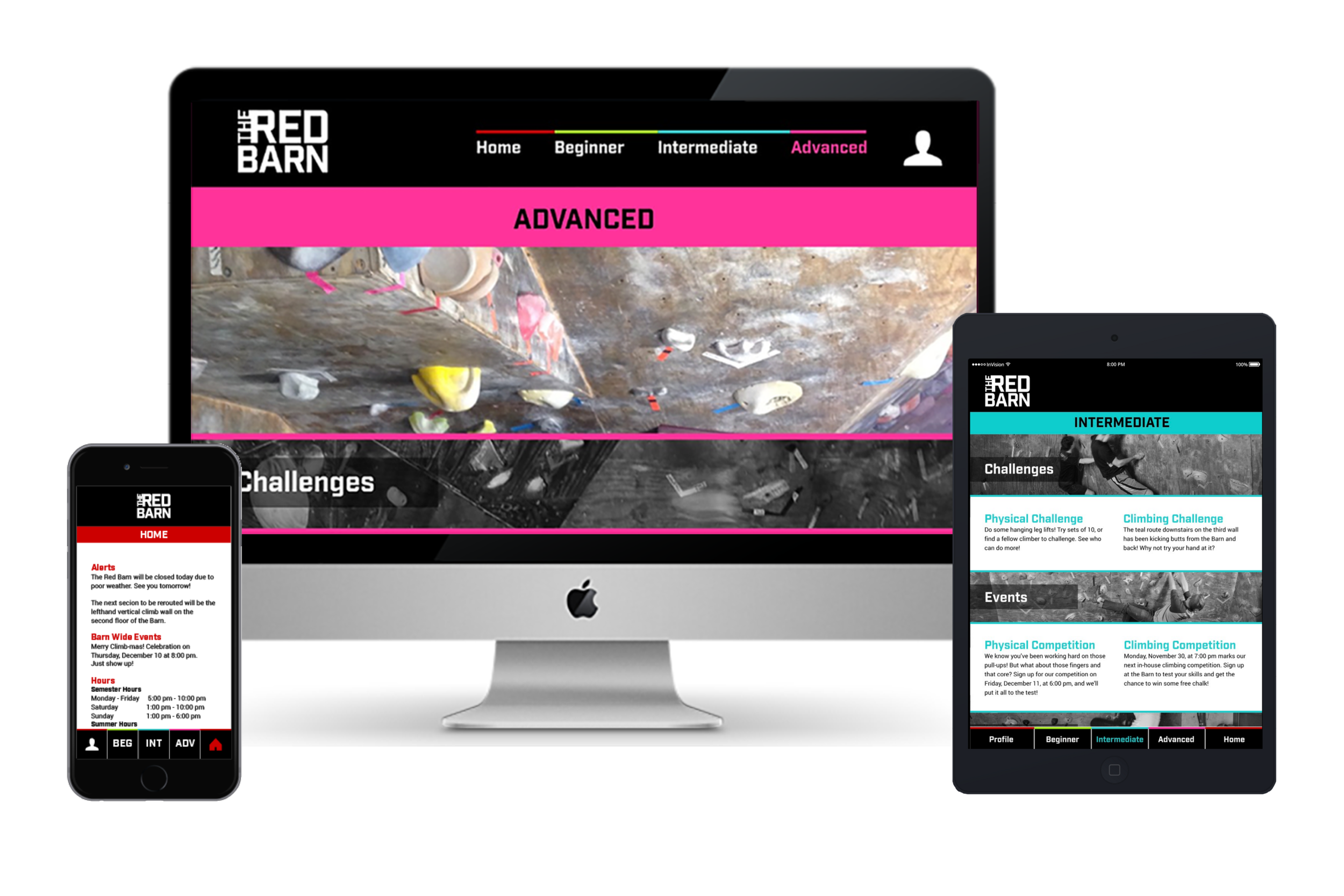  The project explored a variety of  user experience design techniques  such as content strategies, user flows, card sorting, user testing, wireframing, and prototyping using Invision for   mobile  ,   tablet  , and   desktop   