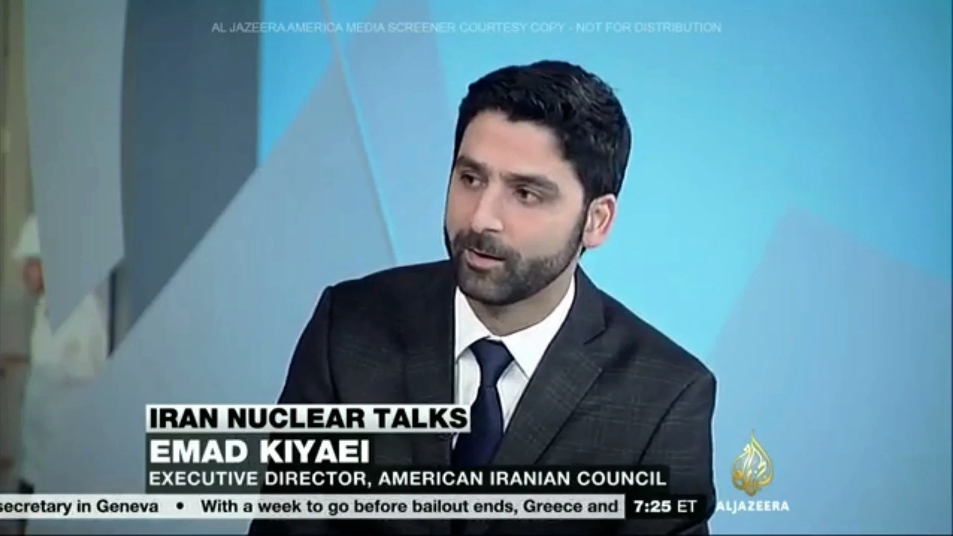 Emad Kiyaei on Al Jazeera America