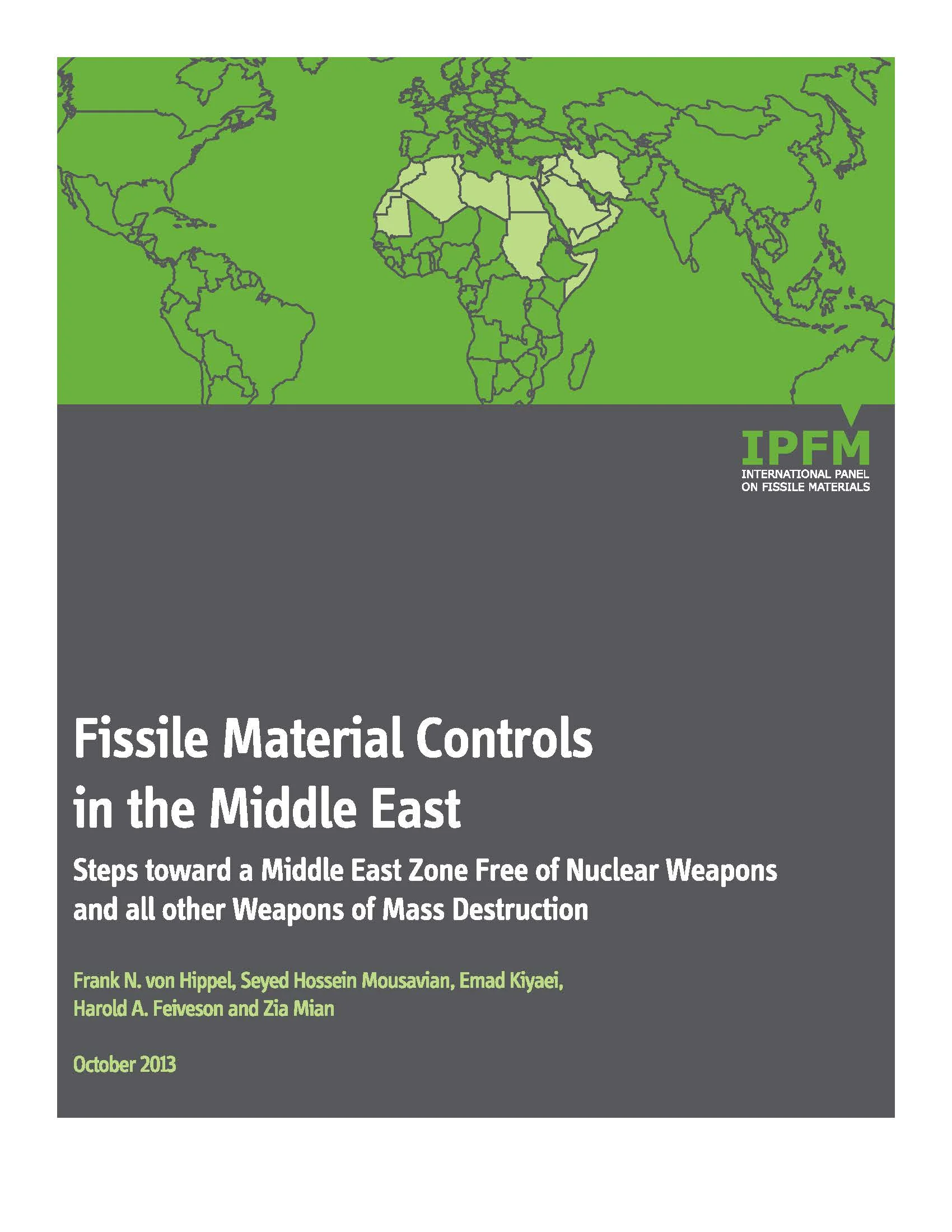 Fissile Material Controls in the Middle East