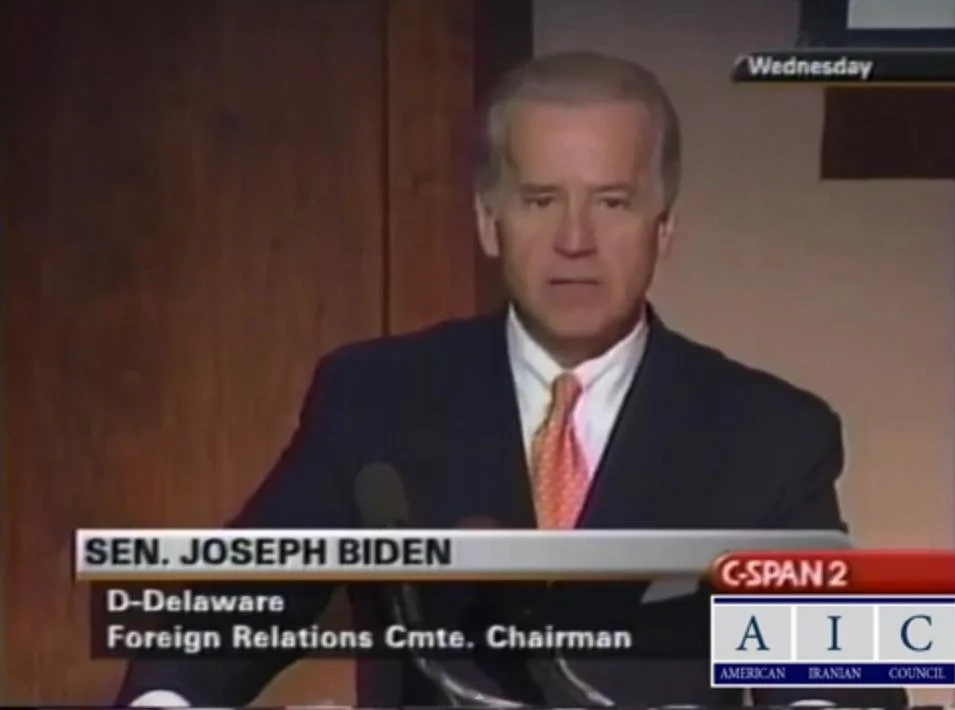 2002- Sen. Joe Biden addresses important role AIC has played in US-Iran relations